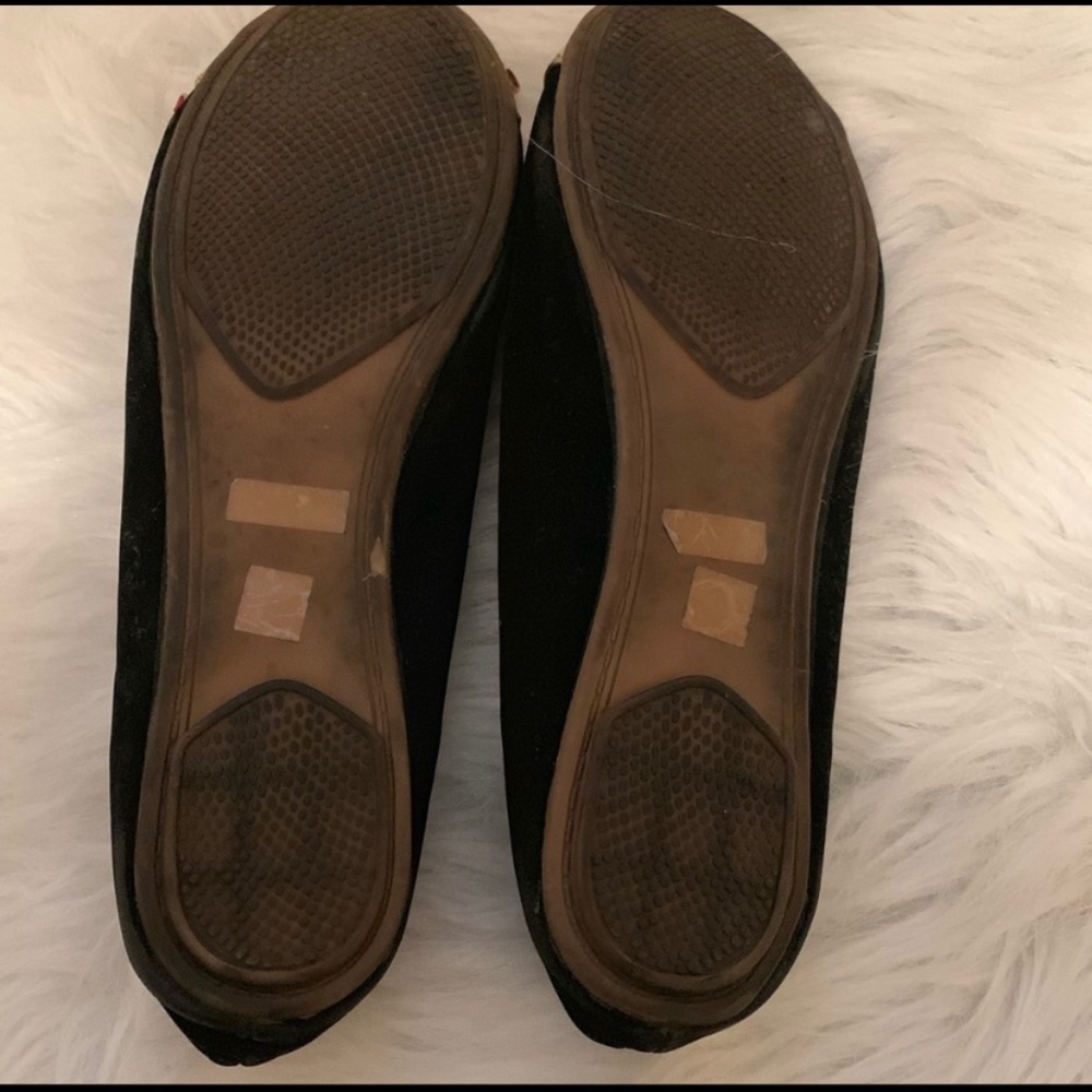 🌈5/$25🌈Adorable black,gold,pink flats size 7-8 - Picture 6 of 6